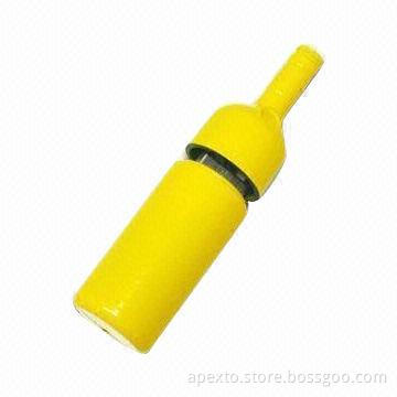Bottle-shaped USB Flash Drive, Plug-and-play Function, for Apple's Mac, PCs, No Driver Required